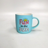 Custom Design Two-tone Soft Touch Coating Coffee Mug