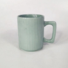 2024 Popular Design Coffee Mug Color Glaze Embossed Ceramic Mug