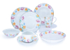eco-friendly ceramic drinkware reactive glaze stoneware 16pcs dinnerware sets