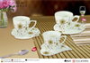 Flower Cup Best Seller Espresso Cup White Coffee Cup and Saucer Set