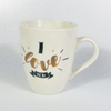 Simple letter design coffee mug drinkware cute design mug