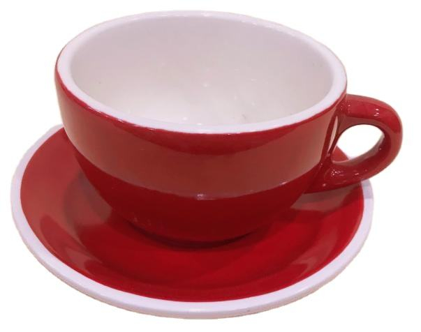 Best Seller Espresso Cup Pure Color Ceramic Coupe Shape Coffee Cup and Saucer Set