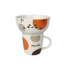 2024 Hot Selling Cute Cartoon Animal Mug Bowl Set Custom Design