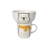 2024 Hot Selling Cute Cartoon Animal Mug Bowl Set Custom Design