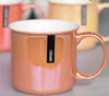 Hot Selling Pearl Glazed Glossy Gift Ceramic Milk Tea Coffee Mug Cup for Gift