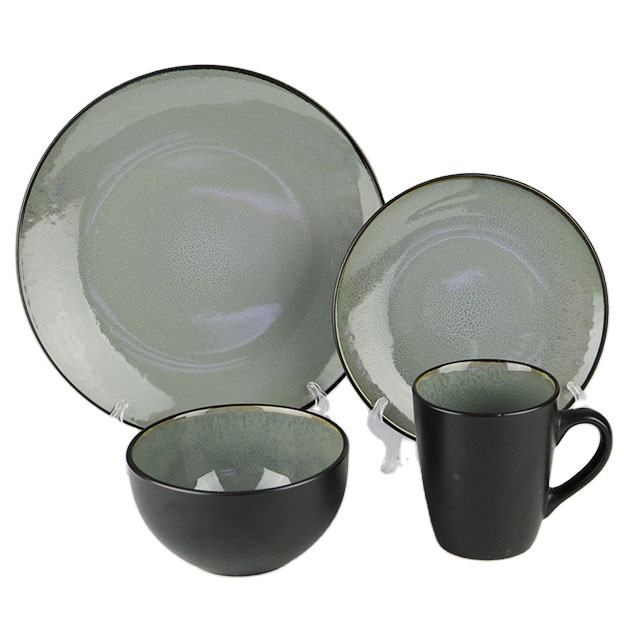New Design Stoneware 16pcs Dinner Set Dinner Plate Factory Price