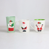 Christmas Holiday Gift Series Ceramic Polymer Clay Handmade Mug