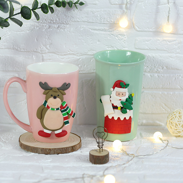 Hot sell Christmas handmade gift mug eco-friendly coffee cup