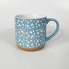 Cheap Price Color Glaze Mug Embossed Design Ceramic Mug