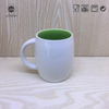 Wholesale Double Mould Coffee Mug Cheap Plain Ceramic Mug Blank Coffee Mugs