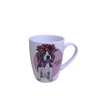 Latest Design Flower Animal Decal Printed Ceramic Coffee Mug
