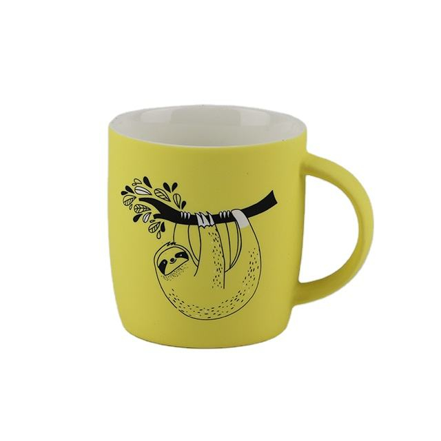 Whole Sale Price Bone China Ceramic Glazed Coffee Cup Mug with Handle