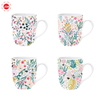 JSD Bulk Order Newest Floral Design Ceramic Coffee Mug With OEM Design