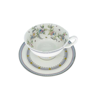 Ceramic Coffee Cup and Saucer Set Light Luxury European Style Coffee Tea Set