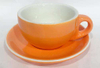 Best Seller Espresso Cup Pure Color Ceramic Coupe Shape Coffee Cup and Saucer Set