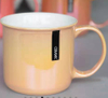 Hot Selling Pearl Glazed Glossy Gift Ceramic Milk Tea Coffee Mug Cup for Gift