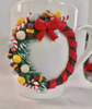 Christmas Decorations Polymer Clay Ceramic Coffee Mugs 3D Mug