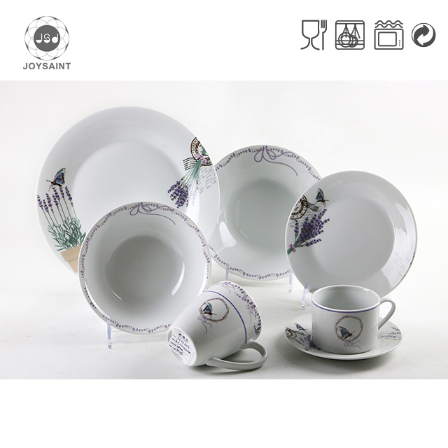 Wholesale Home Style Simple Design New Bone China White Dinner Plate