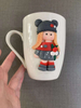 Creative Cute Style Polymer Clay Mug Ceramic Mug Customized Coffee Mug