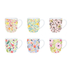 JSD Bulk Order Newest Floral Design Ceramic Coffee Mug With OEM Design