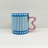 Hot Sale Top Quality New Design Belly Shape New Bone China Coffee Mug