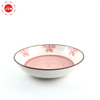 High quality pink flower printed dinnerware set factory price