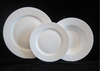 Wholesale Home Style Simple Design New Bone China White Dinner Plate