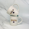 High End Couple Milk and Water Mug Cup
