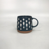 Nordic Design Color Glaze Embossed Coffee Mug for Daily Use