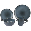 eco-friendly ceramic drinkware reactive glaze stoneware 16pcs dinnerware sets