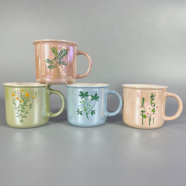 High Grade New Bone China Glaze Ceramic Coffee Mug Tea Cup with Handle