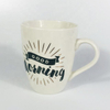 Simple letter design coffee mug drinkware cute design mug