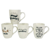 Simple letter design coffee mug drinkware cute design mug