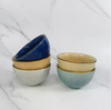 A Set of 5 Custom logo Round Bowl Soup Noodle Cereal Salad Fruit Pasta Salad Ceramic Porcelain Bowl
