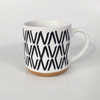 Europe Design Embossed Ceramic Coffee Tea Mug