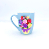 Novelty 2022 Best MOM Handmade Polymer Clay Ceramics Cup Mug Coffee Cup for a Gift