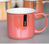 Hot Selling Pearl Glazed Glossy Gift Ceramic Milk Tea Coffee Mug Cup for Gift