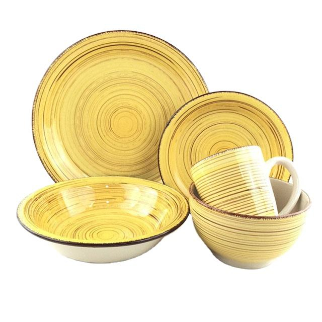Factory Price Hot Sale Excellent Houseware Products Handpainted Dinner Set for Gifts