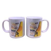 modern design simple decal mug ceramic travel mug