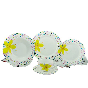 Innovative Ceramic Round Plate Set