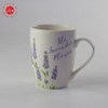 Creative design lovely floral printing coffee mug ceramic travel mug