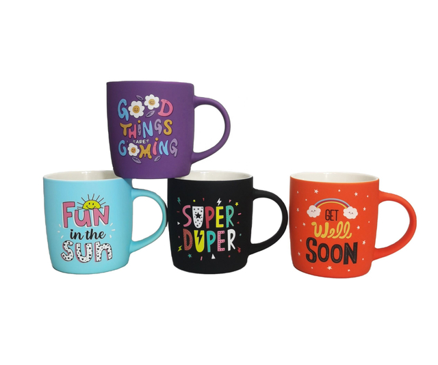 Custom Design Two-tone Soft Touch Coating Coffee Mug