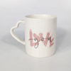 Valentine's Day Gift Mug Ceramic Mug With Heart Shaped Handle Couple Mug