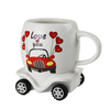 Handmade Car Mug With Wheel Ceramic Mugs Funny Cool Mug