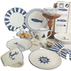 Ceramic Dinner Set New Bone China Fine Porcelain 72pcs Dinner Set