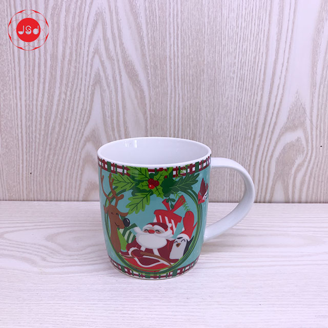 Promotion Christmas Gift Mug Christmas Decal Coffee Mug OEM Acceptable