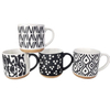Europe Design Embossed Ceramic Coffee Tea Mug