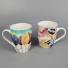 Latest New Design Floral Design Decal Coffee Travel Mug