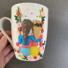 Creative Cute Style Polymer Clay Mug Ceramic Mug Customized Coffee Mug