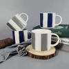 Cheap price factory ceramic coffee stacking mug set